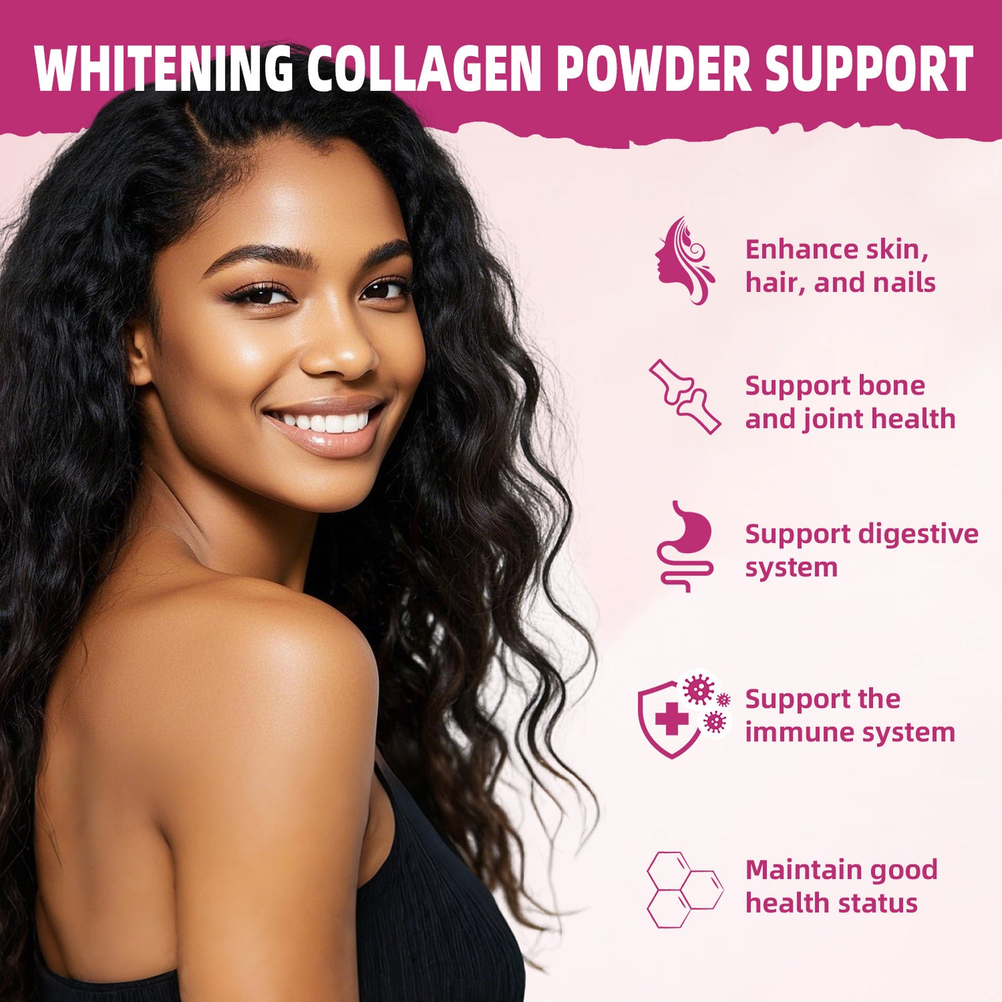 OEM ODM Private Label Collagen Glowing Powder Herbal Supplement