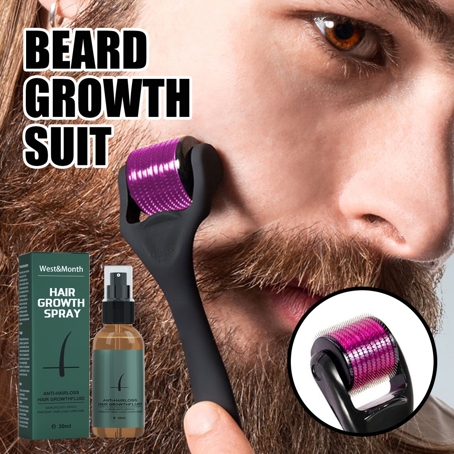 Beard Spray Set Moisturizing Care