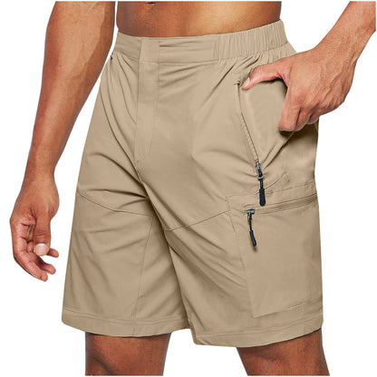 Men'S Casual Elastic Waist Strap Summer Shorts Casual