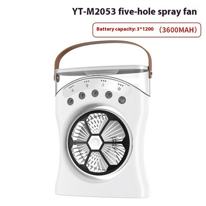Portable Fan Portable Mini Humidifier Fan Water Spraying Fan