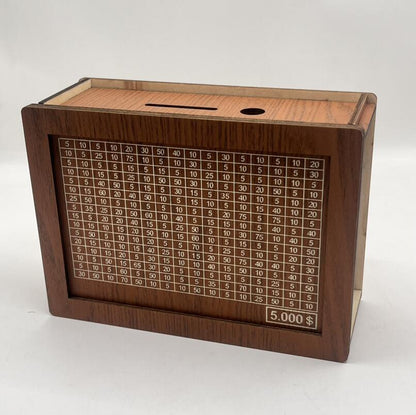 Home Quality Counter Wooden Piggy Bank