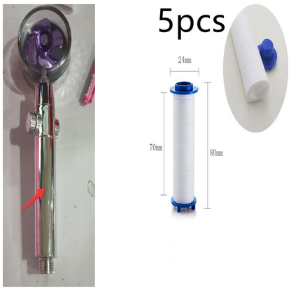 New Turbo Propeller Shower Head Water Saving High Pressure