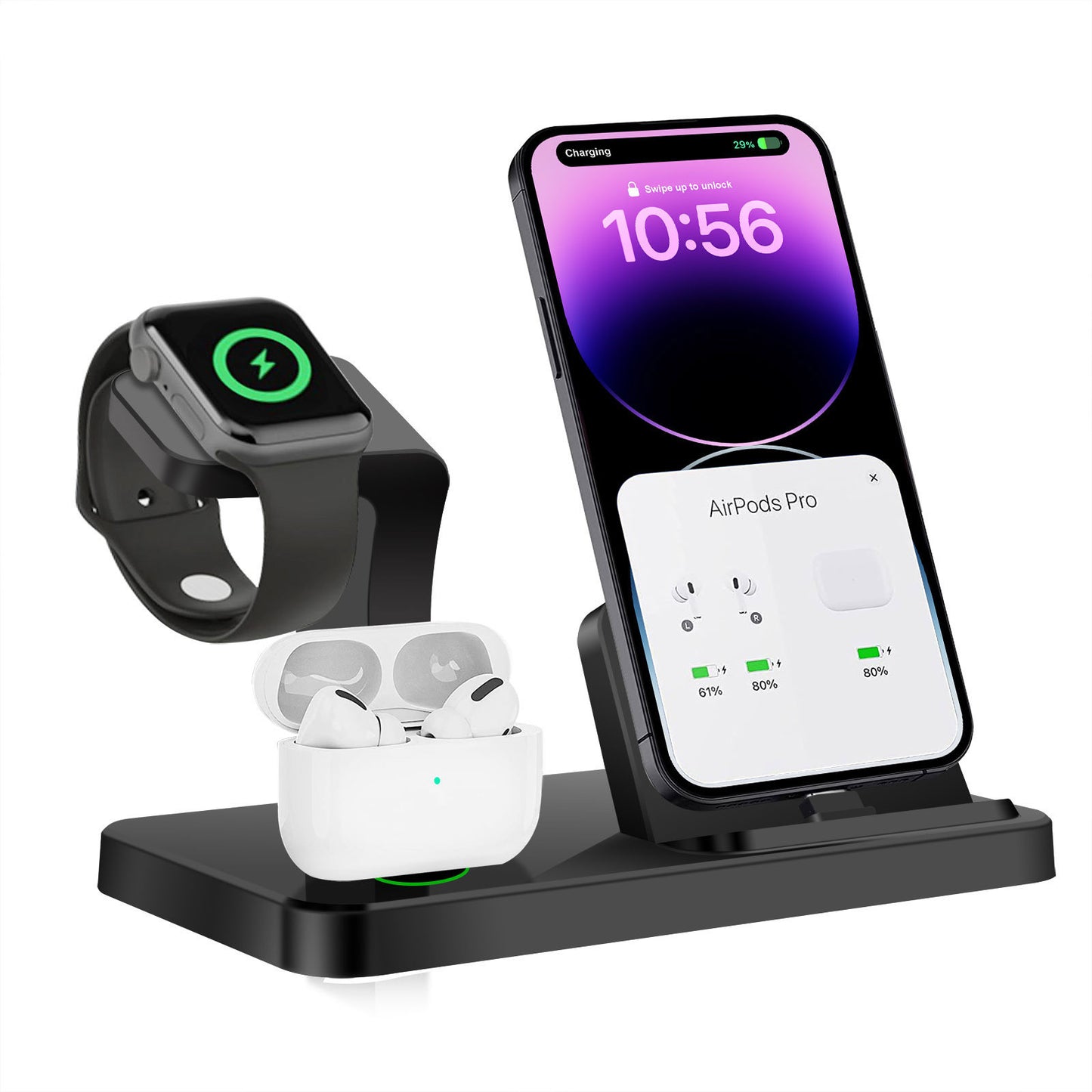 New Vertical Three-in-one Charger Watch Wireless Charger Direct Charging
