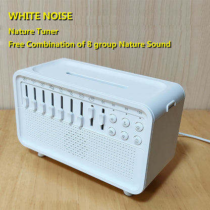 3 In 1 Bluetooth Speaker White Noise Sleep Night Light Humidifier
