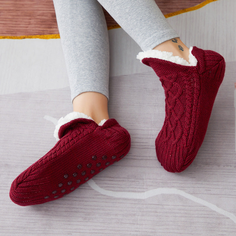 Winter Woolen Socks Women Thicken Warm Home Bedroom Socks