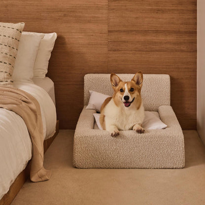 Dog Mat, Movable Rectangular Sponge Cat Bed Backrest