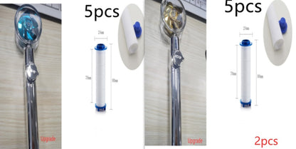 New Turbo Propeller Shower Head Water Saving High Pressure