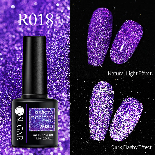 UR SUGAR Thermal  Thin Glitter 3 Colors Soak Off UV Gel