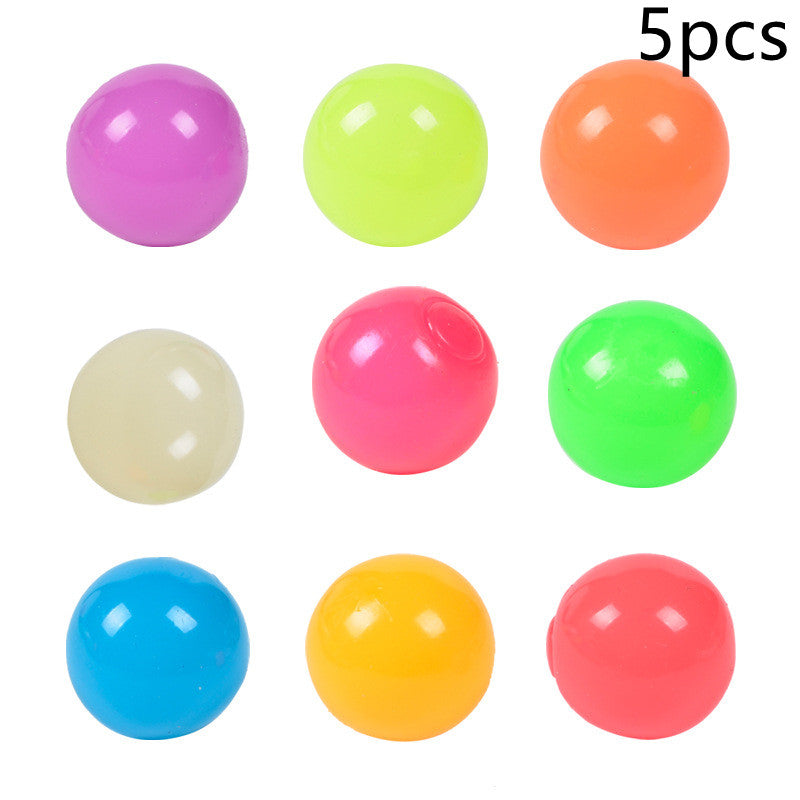 Luminous Sticky Ball Toys Sticky Wall Home Party Games