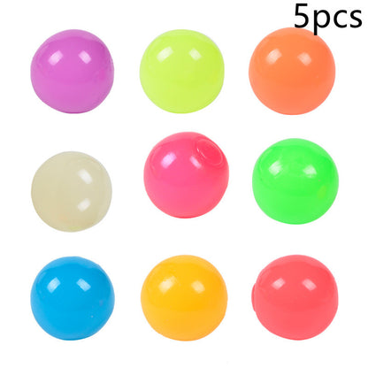Luminous Sticky Ball Toys Sticky Wall Home Party Games