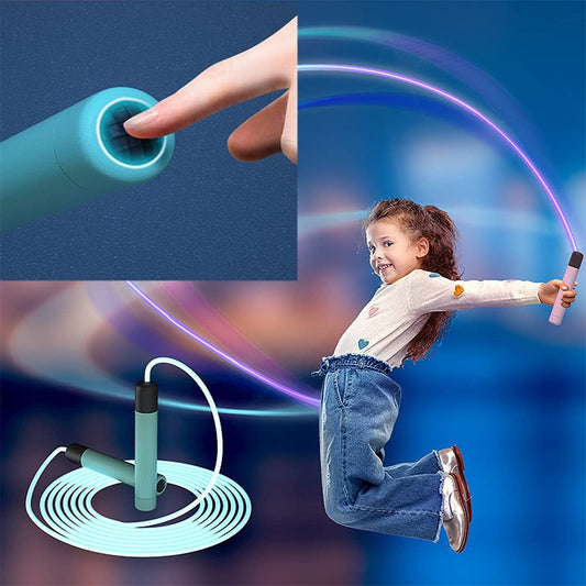 Luminous Rope Tangle-Free Rapid Speed Jumping Rope Crossfit Professional