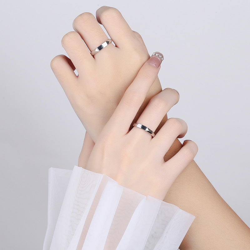 S925 Sterling Silver Rings By Light New Jewelry