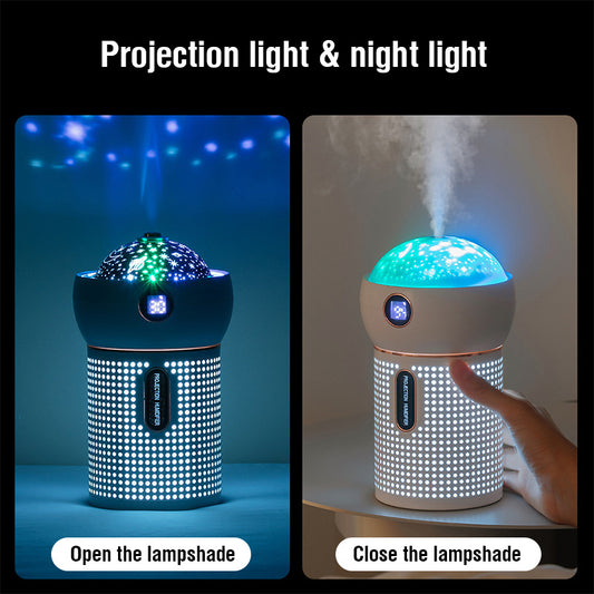 New Projection Night Light Air Humidifier Aroma Diffuser