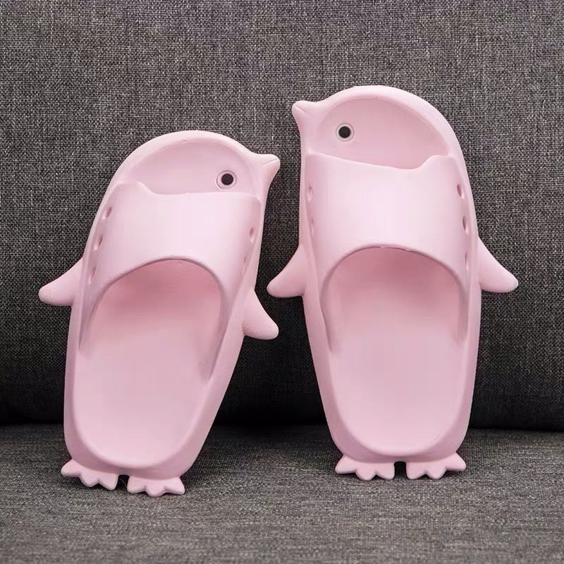 Children's Slippers Summer Cute Penguin Princess Sandals Soft Flip Flops Cartoon Non Slip Shoes