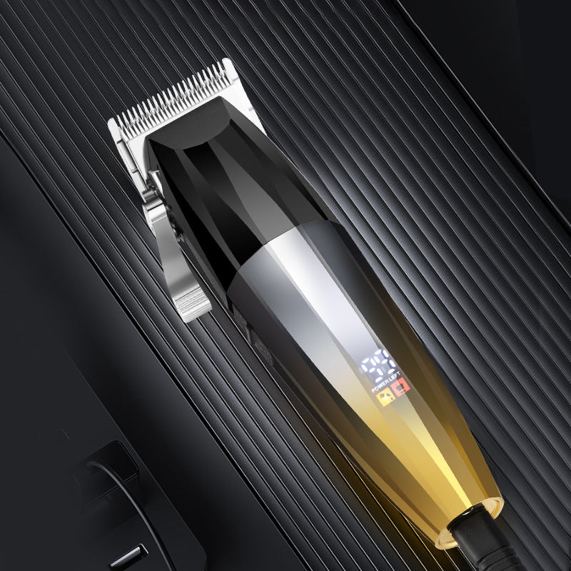 Diamond Engraving Electro-liquid Crystal Display Oil Head Clipper