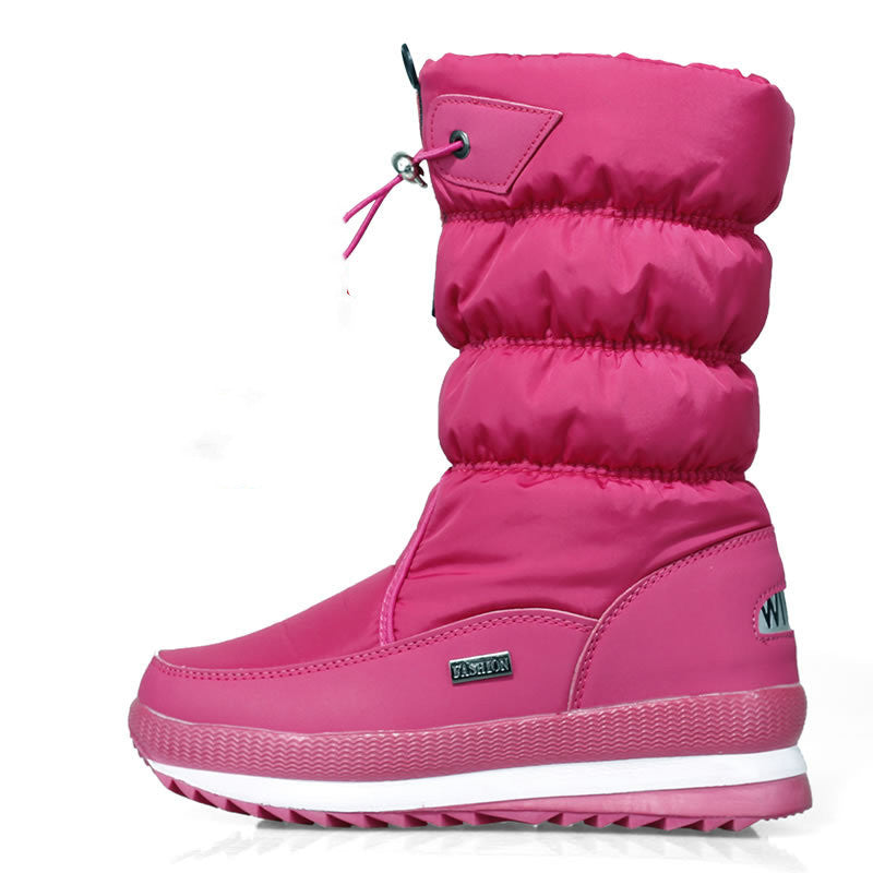 Middle-aged Children's Winter Warmth And Velvet Thick High-top Snow Boots
