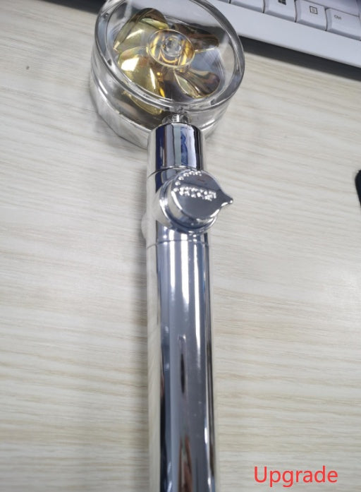 New Turbo Propeller Shower Head Water Saving High Pressure