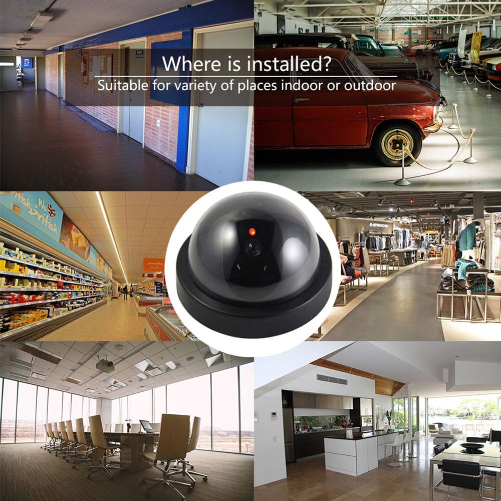 Black Plastic Smart Indoor Outdoor CCTV Security Camera