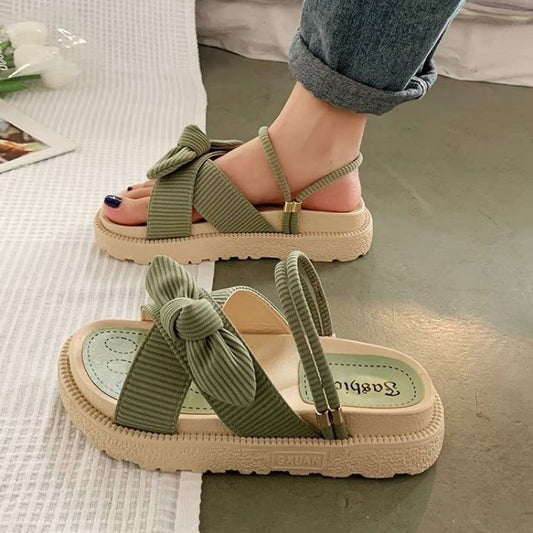 Women's Two Wear Flat Platform Sandals