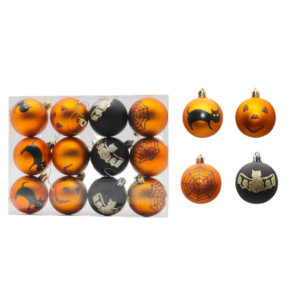 Halloween Decorations 6cm Painted Matte