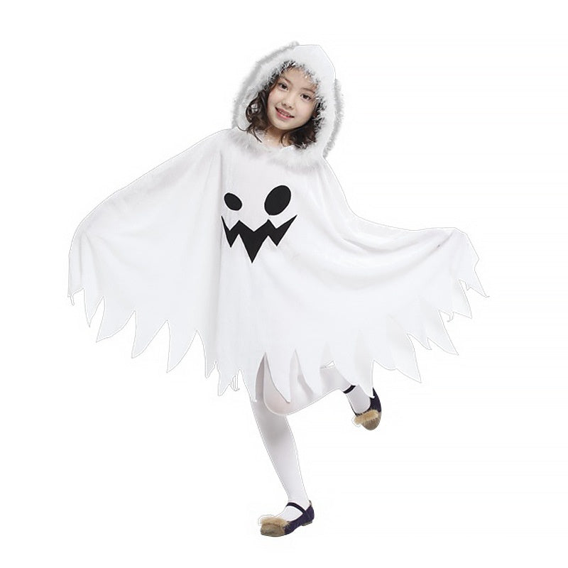 Halloween White Hooded Ghost Dress