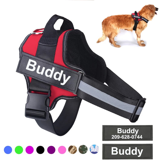 Personalized Dog Harness NO PULL Reflective Pet Harness Vest