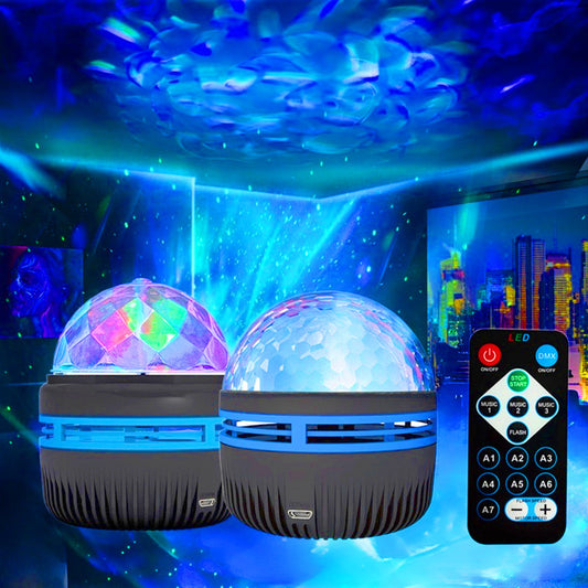 LED Star Galaxy Projector Lamp Spotlight Colorful Magic Ball