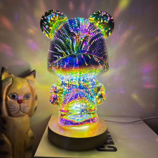 3D Firework Lamp Artwork Decorations Night Light