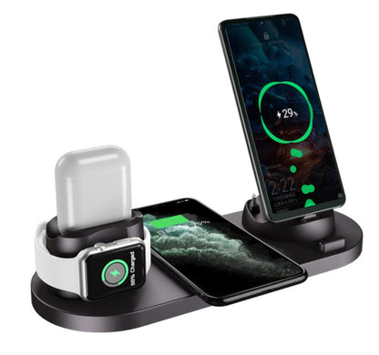 Wireless Charger Fast Charger 6 In 1 Charging