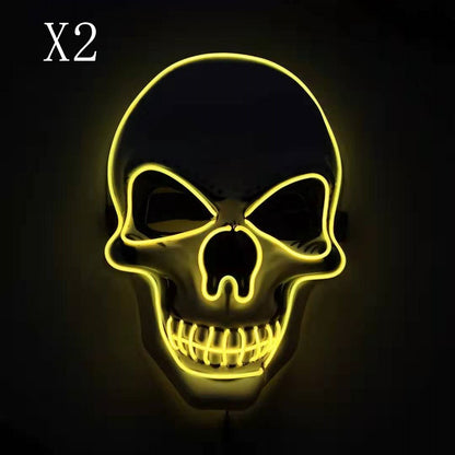 Skull LED Glowing Halloween Mask