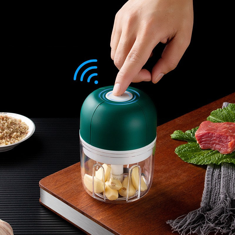 Home Wireless Electric Garlic Puree Machine Hit Garlic Mini Cooking Ma ...