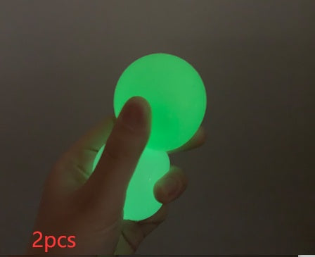 Luminous Sticky Ball Toys Sticky Wall Home Party Games