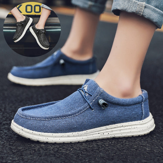 Men Loafers Fashion Canvas Shoes