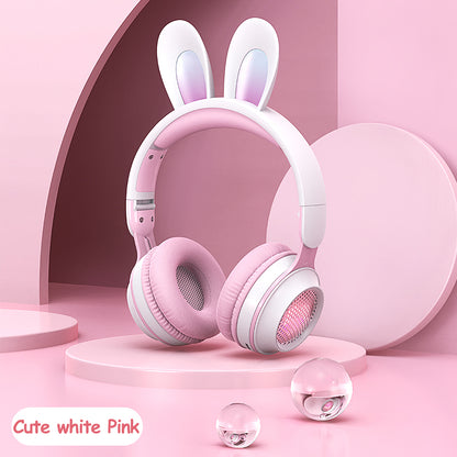 Rabbit Ear Headphones Wireless Wheat Headphones