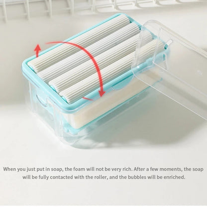 New Usage Roller Type Soap Dish Holder For Bathroom