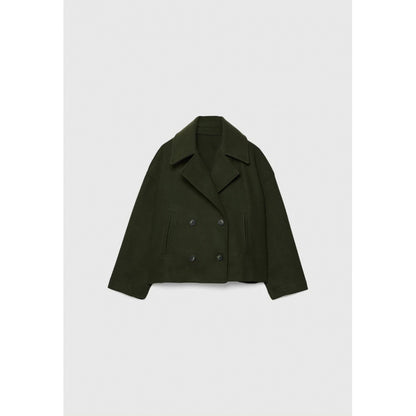 Ins Double-breasted Lapel Blazer Jacket Fashion Loose