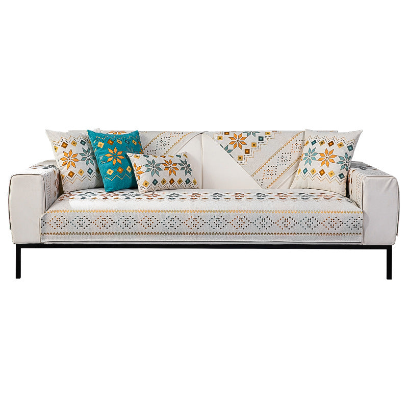 Bohemian Sofa Cushion Four Seasons Universal Chenille Non-slip Cover