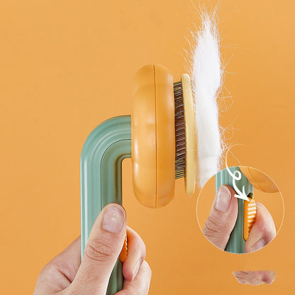 New Pet Cat Brush Self-cleaning Comb Looper