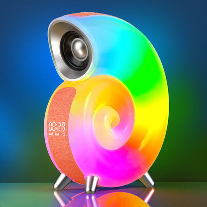 Conch Smart RGB Atmosphere Light Bluetooth Speaker Alarm Clock