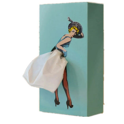 Cartoon Anime Girl Tissue Box