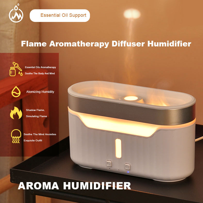 Jellyfish Flame Humidifier Simulation Flame Aromatherapy Humidifier