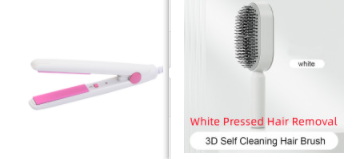 Self Cleaning Hair Brush For Women One-key Cleaning Hair Loss