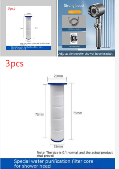 The Third Gear Adjustable Strong Supercharged Shower Head