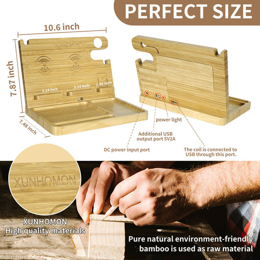 Six-in-one Wireless Charger Mobile Phone Holder