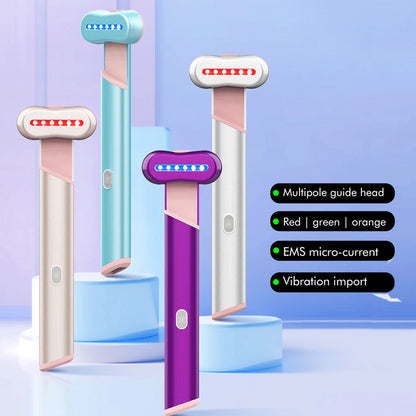 4 Colors Electric Eye Massager Red Blue Light Massage