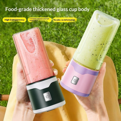 Multifunctional Rechargeable Electric USB Juicer Cup Double Cup