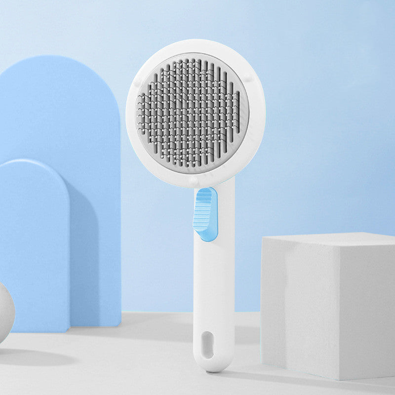 New Pet Cat Brush Self-cleaning Comb Looper