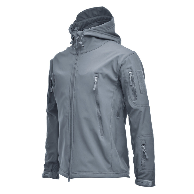 Lightweight urban tactical soft shell jacket