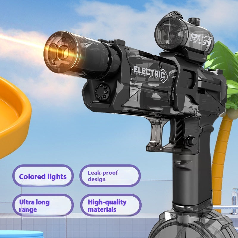 Fire Rat Electric Water Pistol Cool Light Full Automatic Spray Gun