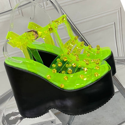 Summer New European And American Fashion High-heeled Women